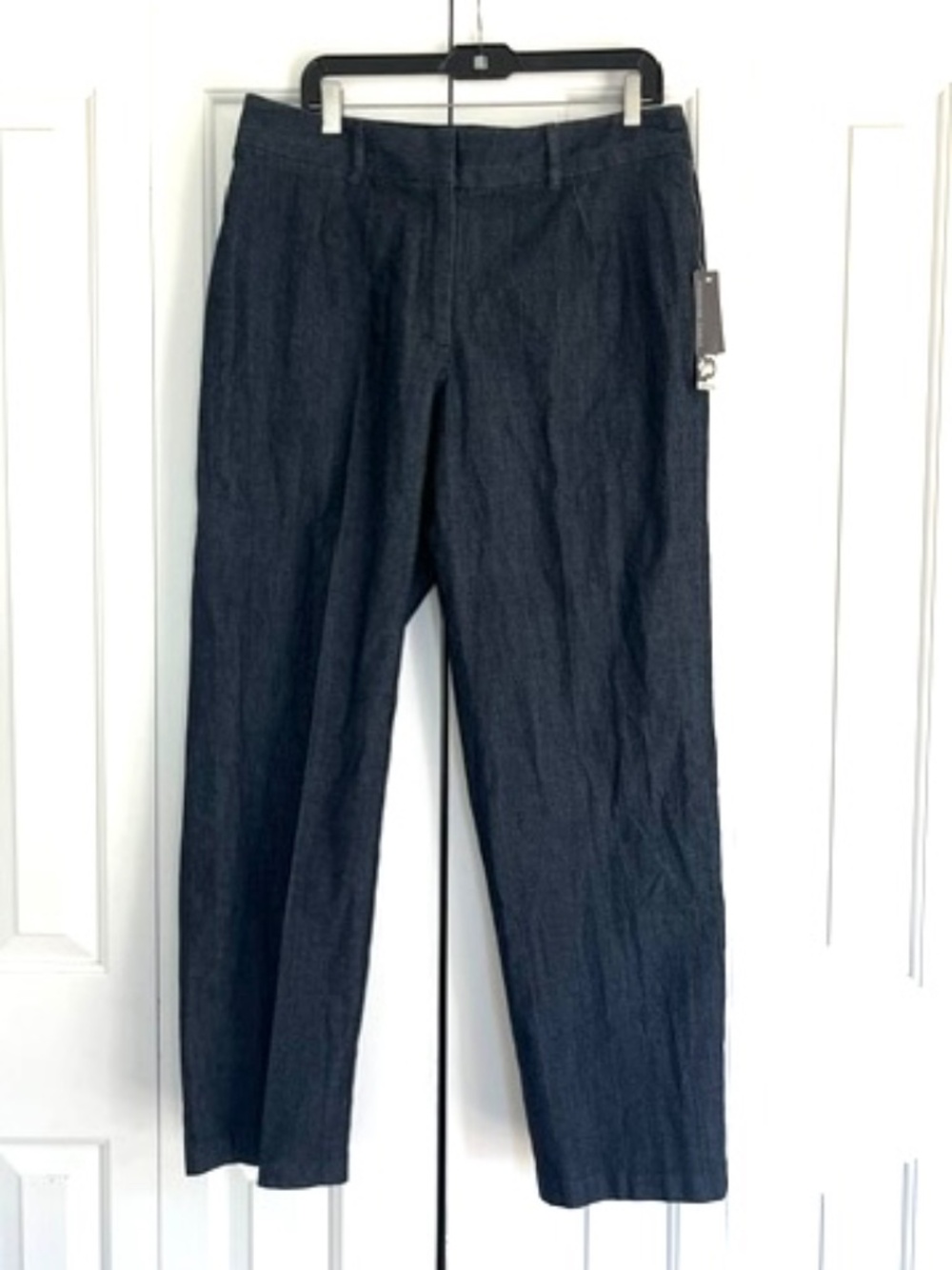 Josephine Chaus Dark Wash Denim Wide/Straight Leg Denim Slack NWT